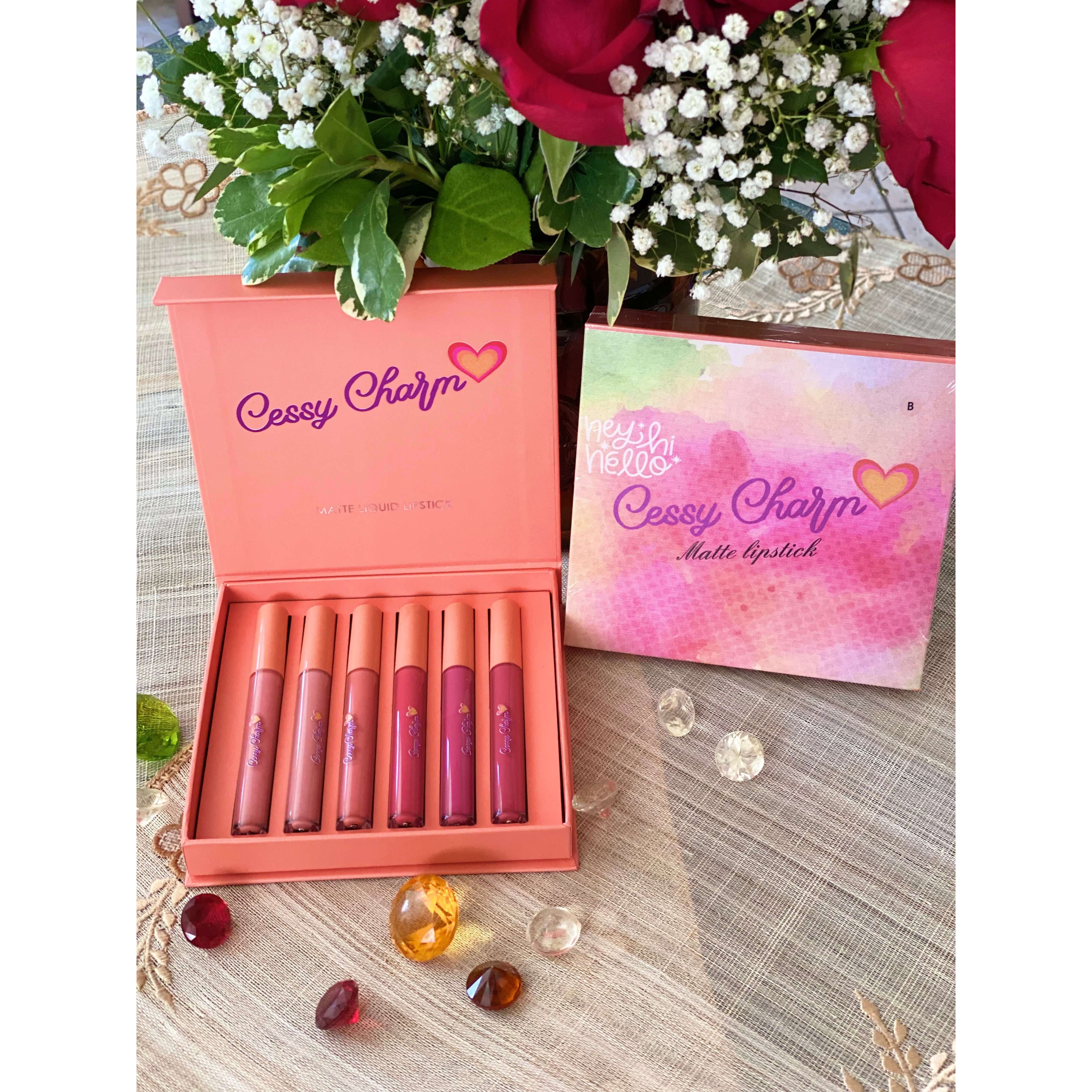Matte Liquid Lipstick Set - Cessy Charm Cosmetics